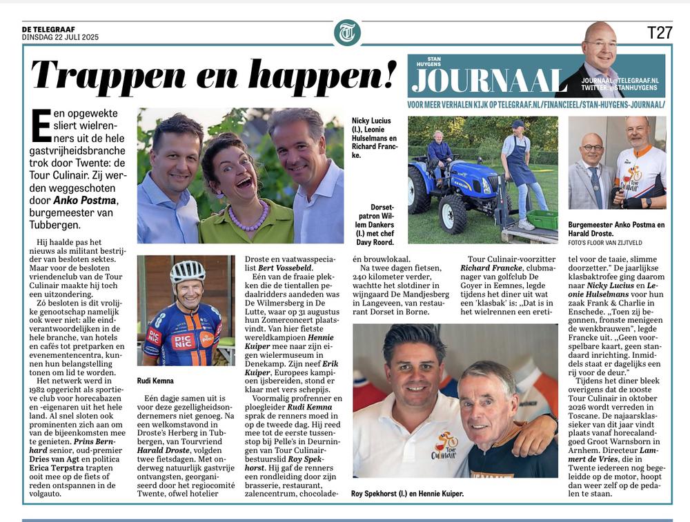 Tour Twente in het nieuws
